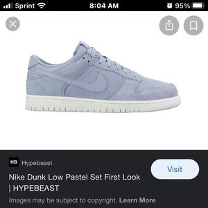 Nike Dunk Low Pastel Blue Mens 7.5/Womens 9.5